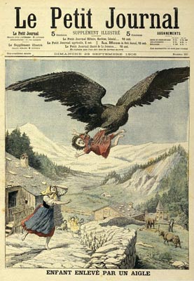 Enlèvement d'un enfant par un aigle