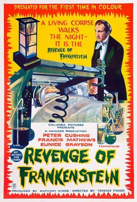 "Revenge of  Frankenstein", 1958