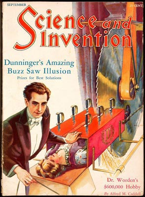 «Dunninger's Amazing Buzz Saw Illusion»