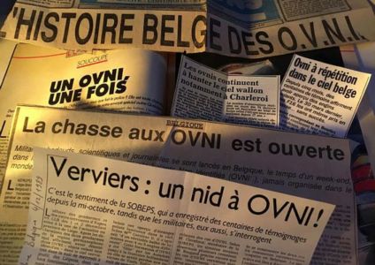 Coupures de presse sur la vague d'ovnis en Belgique, 1989-1990